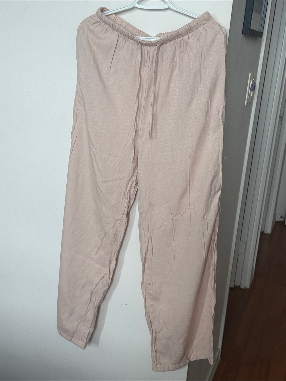 Apricot Womens Drawstring Palazzo Pants